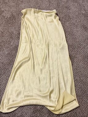 Madewell - Silky Lemon Slip Skirt